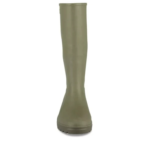 Bottes De Pluie KAKI Homme Motif Uni A Enfiler