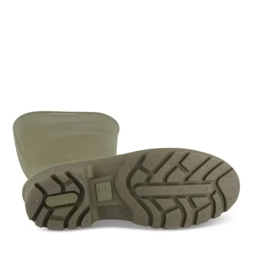Bottes De Pluie KAKI Homme Motif Uni A Enfiler