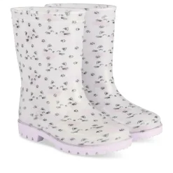 Bottes De Pluie LILAS Fille Motif Animal A Enfiler