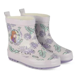 Bottes De Pluie LILAS Fille Motif Uni A Enfiler