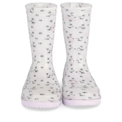 Bottes De Pluie LILAS Fille Motif Animal A Enfiler