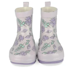 Bottes De Pluie LILAS Fille Motif Uni A Enfiler
