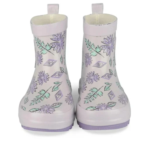 Bottes De Pluie LILAS Fille Motif Uni A Enfiler