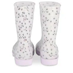 Bottes De Pluie LILAS Fille Motif Animal A Enfiler