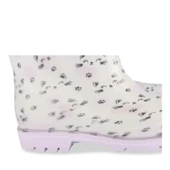 Bottes De Pluie LILAS Fille Motif Animal A Enfiler