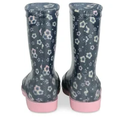 Bottes De Pluie MARINE Fille Motif Uni A Enfiler