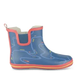 Bottes De Pluie MARINE Garçon Motif Uni A Enfiler