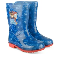 Bottes De Pluie MARINE Garçon Motif Multicolore A Enfiler