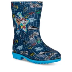 Bottes De Pluie MARINE Garçon A Enfiler