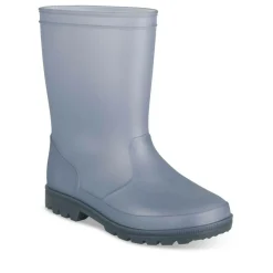 Bottes De Pluie MARINE Garçon Motif Uni A Enfiler