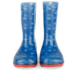 Bottes De Pluie MARINE Garçon Motif Multicolore A Enfiler
