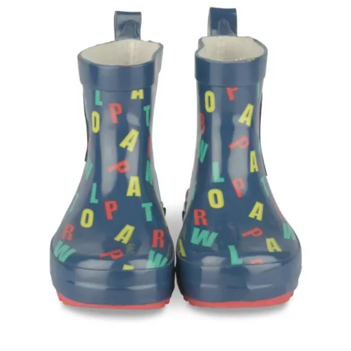 Bottes De Pluie MARINE Garçon Motif Multicolore A Enfiler