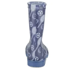 Bottes De Pluie MARINE Garçon Motif Uni A Enfiler