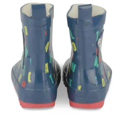 Bottes De Pluie MARINE Garçon Motif Multicolore A Enfiler