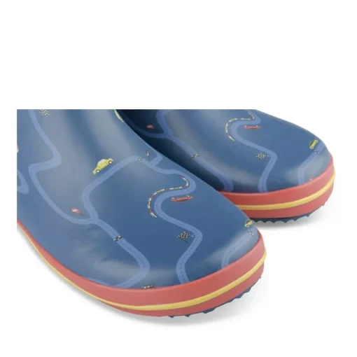 Bottes De Pluie MARINE Garçon Motif Uni A Enfiler