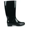 Bottes De Pluie NOIR Femme Motif Uni A Enfiler