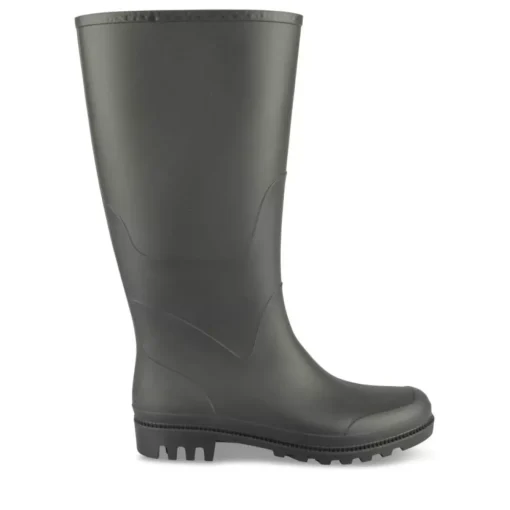 Bottes De Pluie NOIR Femme Motif Uni A Enfiler