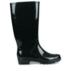 Bottes De Pluie NOIR Femme Motif Uni A Enfiler