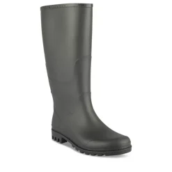 Bottes De Pluie NOIR Femme Motif Uni A Enfiler