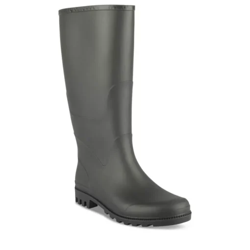 Bottes De Pluie NOIR Femme Motif Uni A Enfiler
