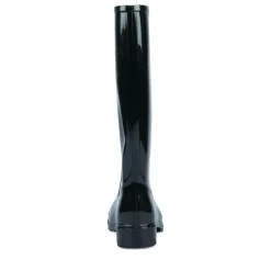 Bottes De Pluie NOIR Femme Motif Uni A Enfiler