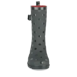 Bottes De Pluie NOIR Femme Motif Uni A Enfiler