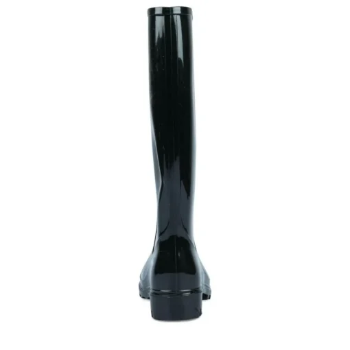 Bottes De Pluie NOIR Femme Motif Uni A Enfiler