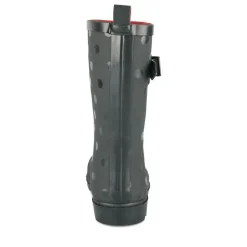 Bottes De Pluie NOIR Femme Motif Uni A Enfiler