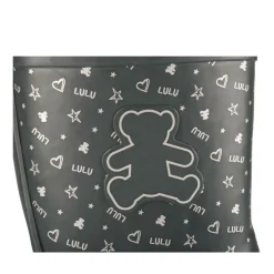 Bottes De Pluie NOIR Fille Motif Uni A Enfiler