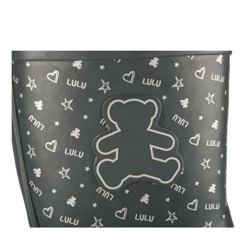 Bottes De Pluie NOIR Fille Motif Uni A Enfiler