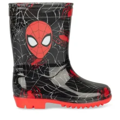 Bottes De Pluie NOIR Garçon Motif Uni A Enfiler