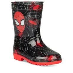 Bottes De Pluie NOIR Garçon Motif Uni A Enfiler