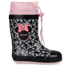 Bottes De Pluie ROSE Fille Motif Fleuri A Enfiler