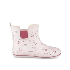 Bottes De Pluie ROSE Fille Motif Licorne A Enfiler