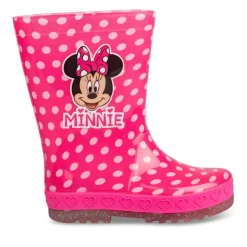 Bottes De Pluie ROSE Fille Motif A Pois A Enfiler