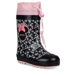 Bottes De Pluie ROSE Fille Motif Fleuri A Enfiler