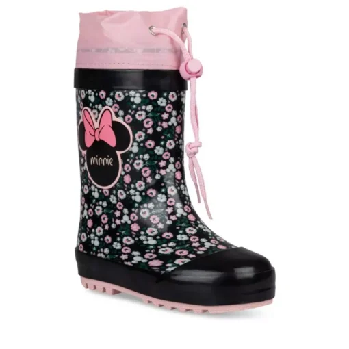 Bottes De Pluie ROSE Fille Motif Fleuri A Enfiler