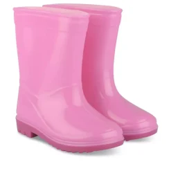 Bottes De Pluie ROSE Fille Motif Uni