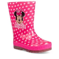 Bottes De Pluie ROSE Fille Motif A Pois A Enfiler
