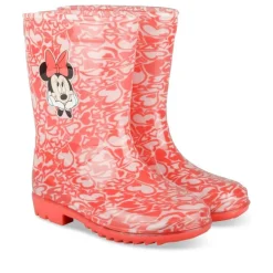 Bottes De Pluie ROSE Fille Motif A Pois A Enfiler