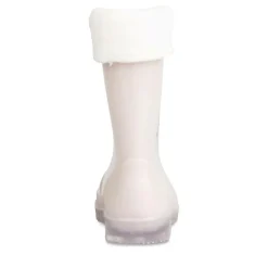 Bottes De Pluie ROSE Fille Motif Uni A Enfiler