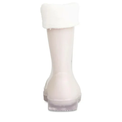 Bottes De Pluie ROSE Fille Motif Uni A Enfiler