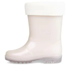 Bottes De Pluie ROSE Fille Motif Uni A Enfiler