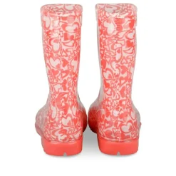 Bottes De Pluie ROSE Fille Motif A Pois A Enfiler