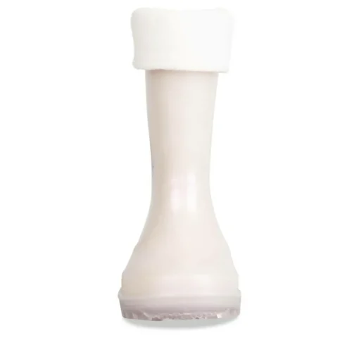 Bottes De Pluie ROSE Fille Motif Uni A Enfiler