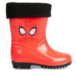 Bottes De Pluie ROUGE Garçon Motif Uni A Enfiler