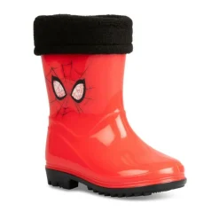 Bottes De Pluie ROUGE Garçon Motif Uni A Enfiler