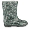 Bottes De Pluie VERT Garçon Motif Uni A Enfiler