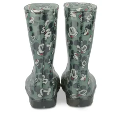 Bottes De Pluie VERT Garçon Motif Uni A Enfiler