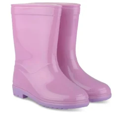 Bottes De Pluie VIOLET Fille Motif Uni